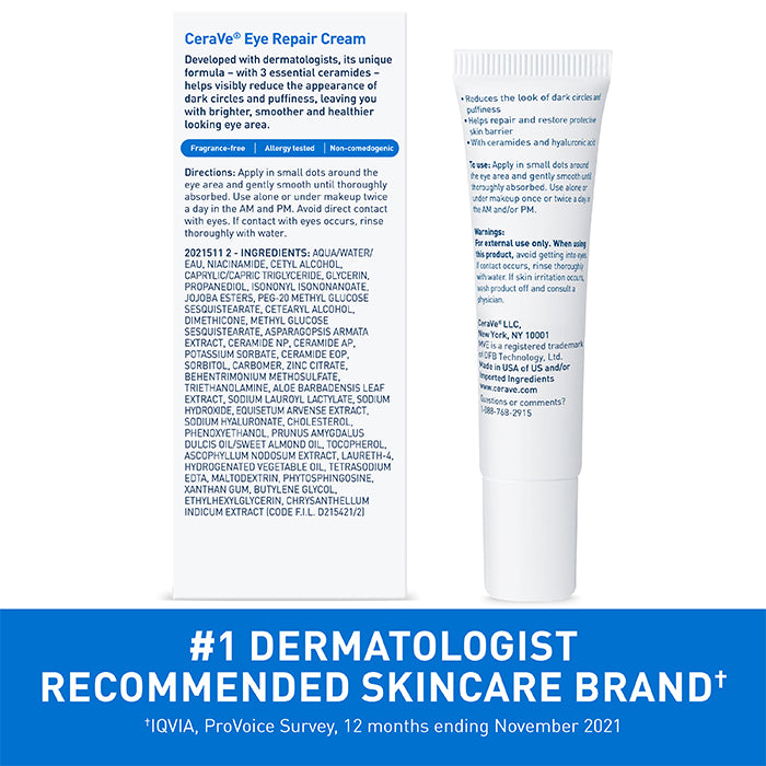 CeraVe Skincare Moisturizers Eye Repair Cream