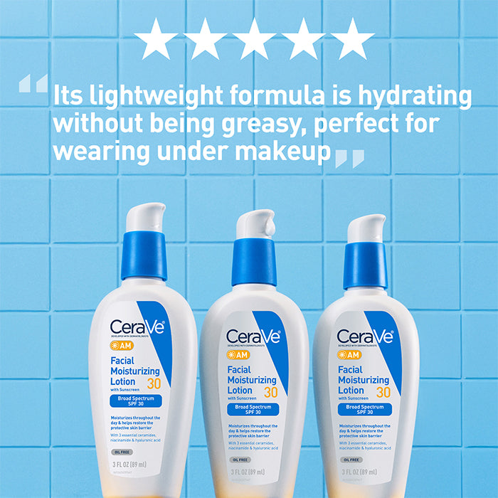 CeraVe Skincare Moisturizers Am Facial Moisturizing Lotion With Sunscreen