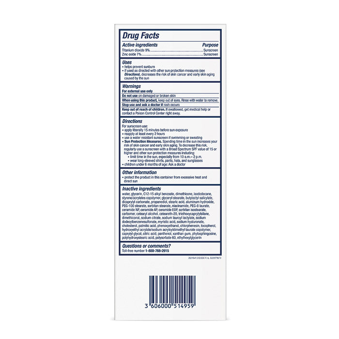 CeraVe Sunscreen Face Hydrating Mineral Sunscreen Face Lotion Spf