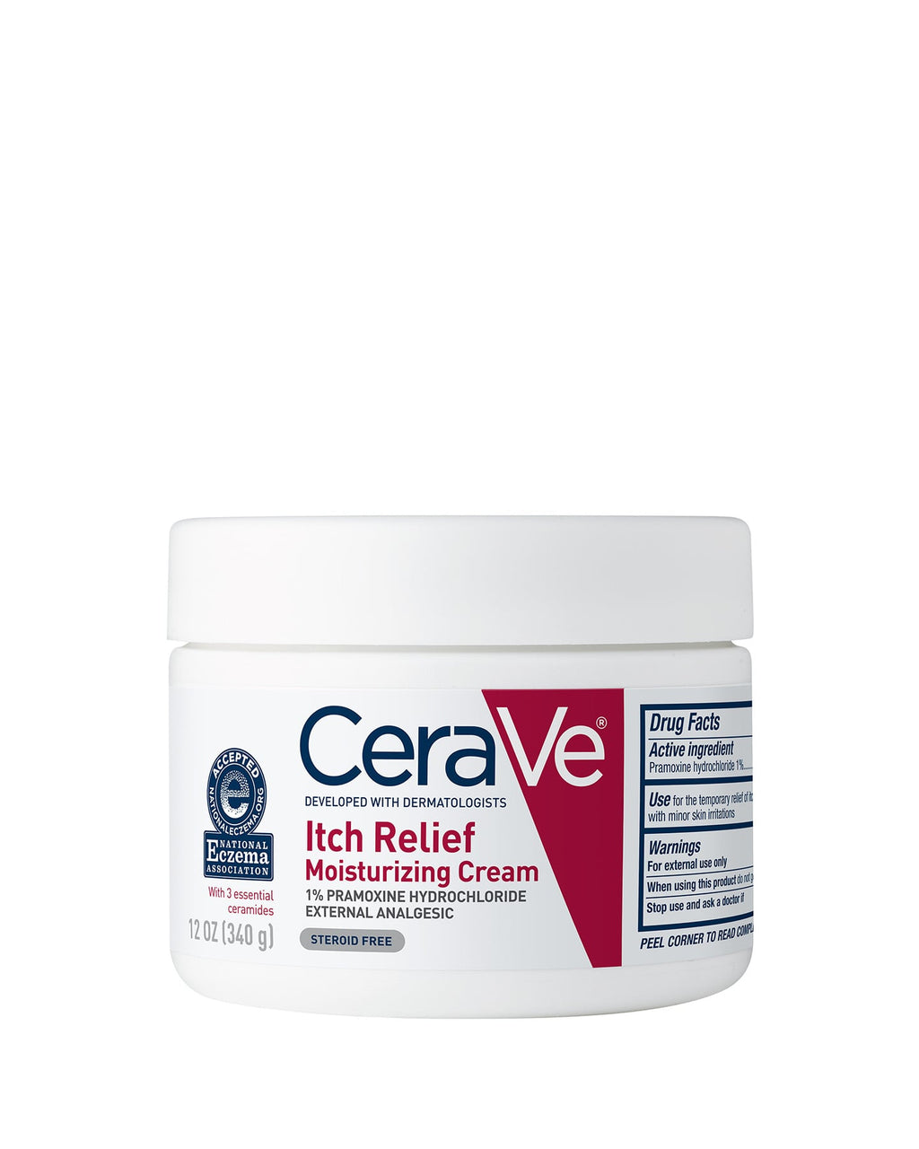 CeraVe Skincare Moisturizers Itch Relief Moisturizing Cream
